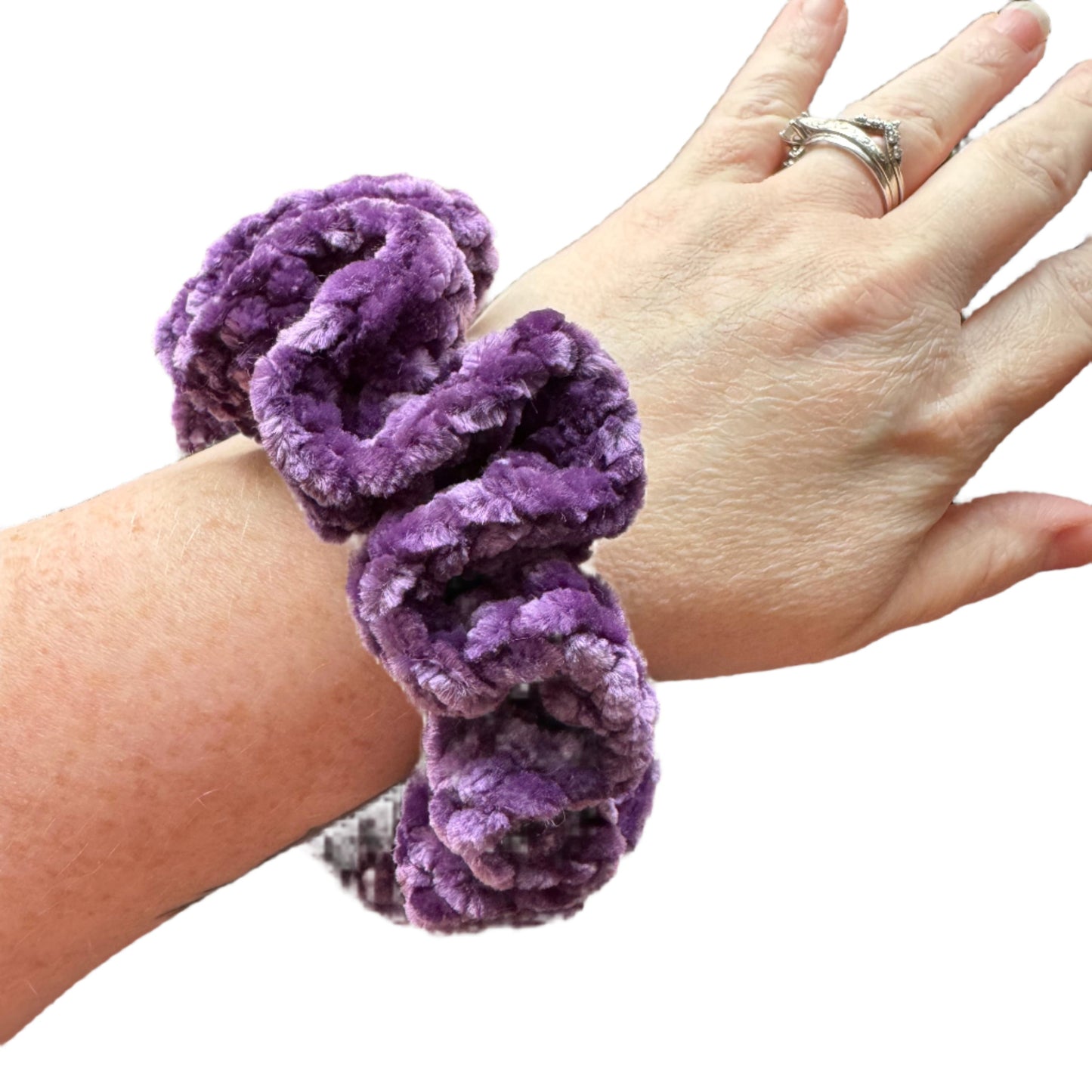 Plum Velvet Scrunchie