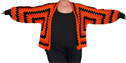 Pumpkin Goddess Hexi-cardigan