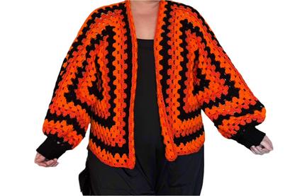 Pumpkin Goddess Hexi-cardigan