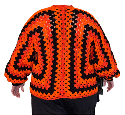 Pumpkin Goddess Hexi-cardigan