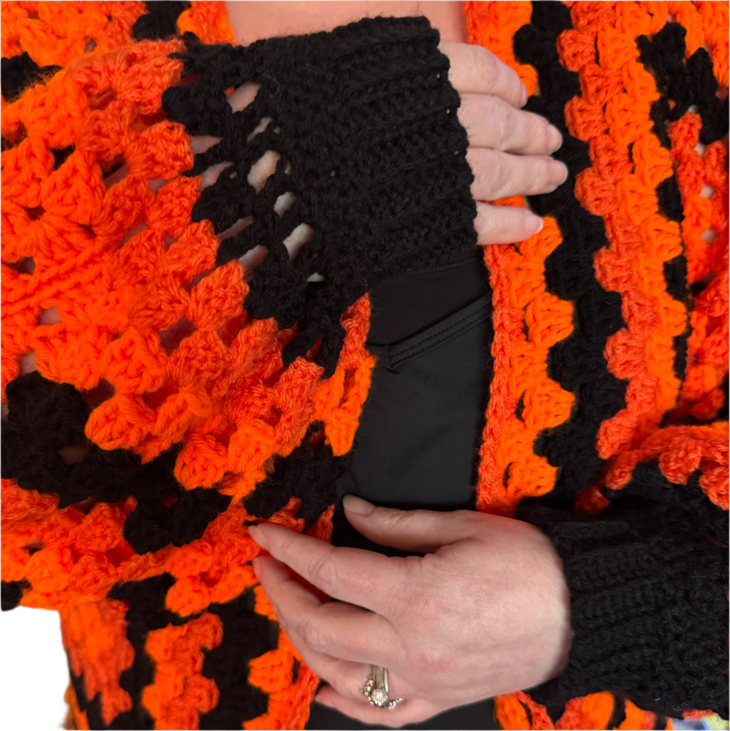 Pumpkin Goddess Hexi-cardigan